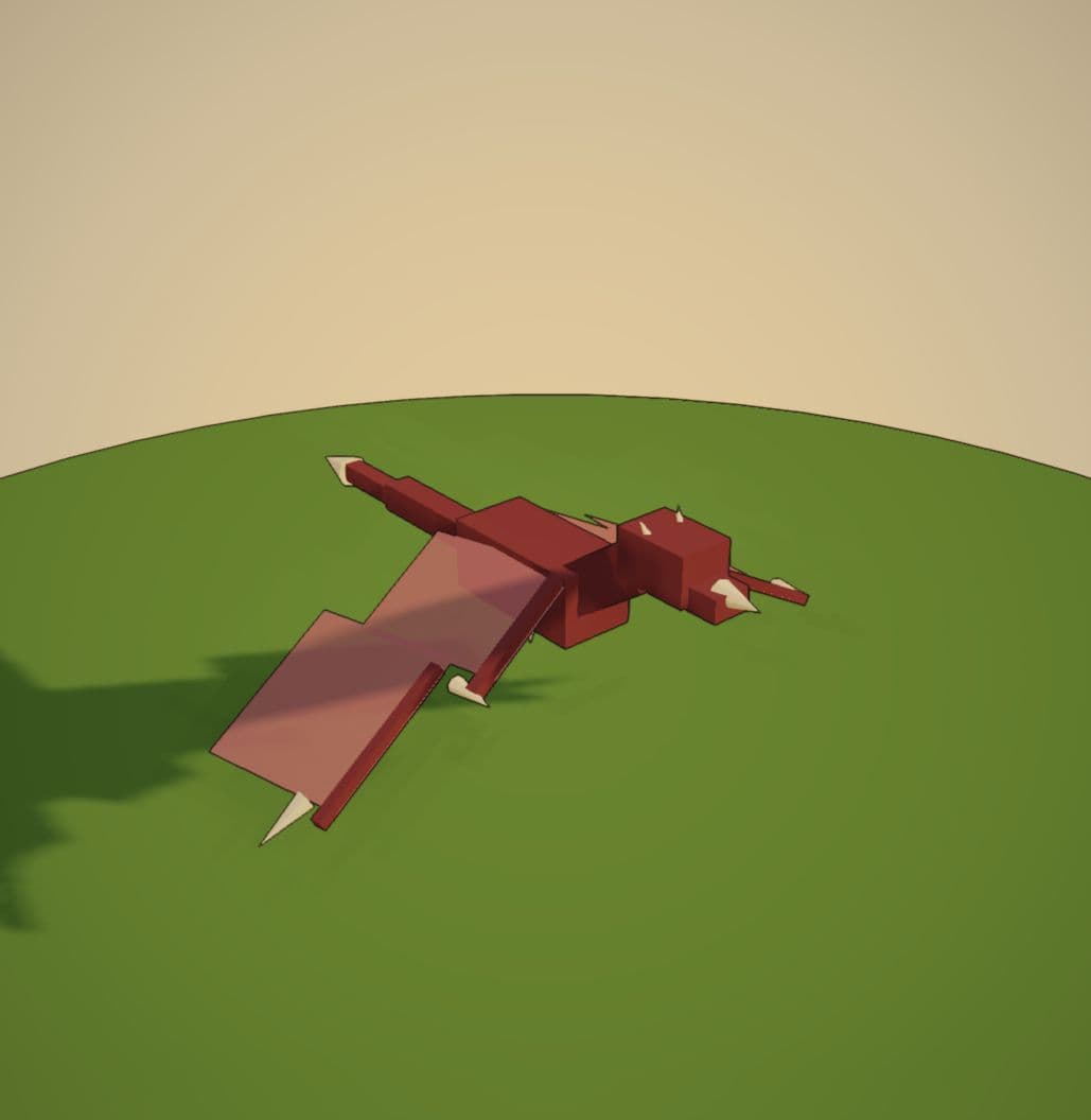 Wyvern before the update, shown in a three-quarter view.